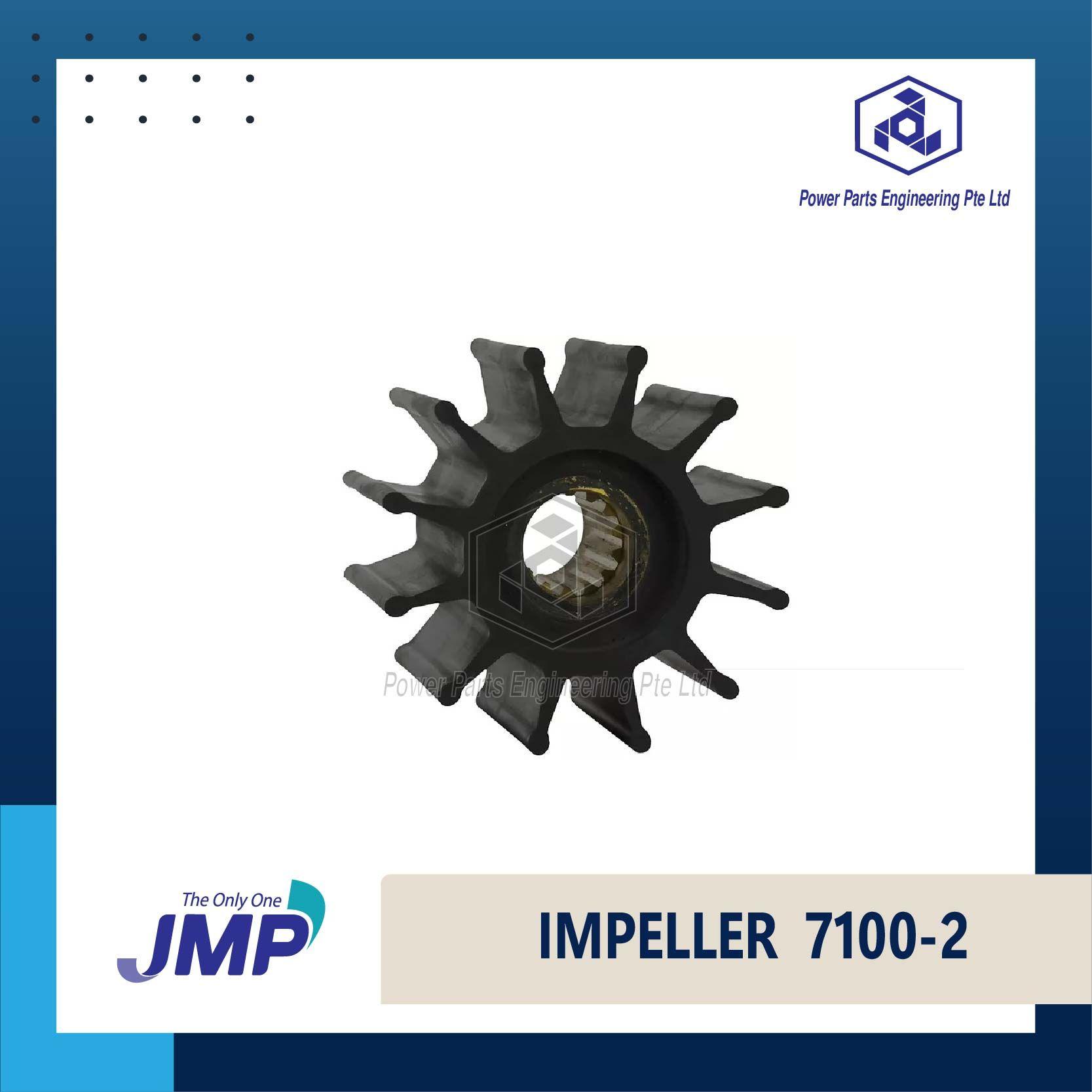 JMP 7100-02 Marine Flexible Bilge Impeller
